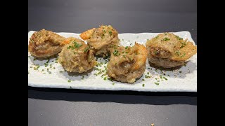 La receta de shiitakes en tempura cremosos con langostinos más irresistible de Miquel Antoja [upl. by Okkin]