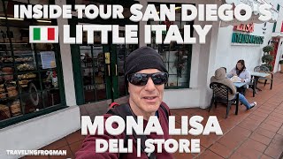 Explore The Charming Mona Lisa Deli In San Diegos Little Italy  A Unique Tour Inside 🇺🇸 [upl. by Nosrej]