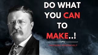 Theodore Roosevelt Quotes That Will Push You to Succeedvideoviral quotesaboutlife motivation [upl. by Lalita]