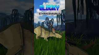 Dinosaur simulator VS Jurassic blocky roblox jurassicblocky dinosaursimulator shorts [upl. by Kelsey]