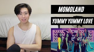 MOMOLAND X NATTI NATASHA Yummy Yummy Love MV REACTION [upl. by Scully]