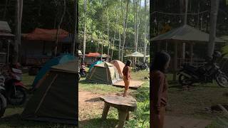 Kamping pinggir sungai shorts kamping alam [upl. by Feigin]