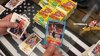 199091 Fleer Basketball Jumbo box break [upl. by Husha]