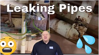 Leaking Plumbing Pipes  NOT FIT FOR PURPOSE  Plumber [upl. by Anile]