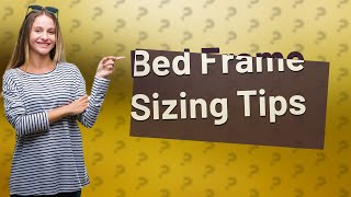 Can I use a twin bed frame for a full mattress [upl. by Cristionna]