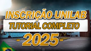 INSCRIÇÃO na UNILAB de 2024 Como fazer inscrição na Unilab 2025 sem ERRAR [upl. by Sivia]