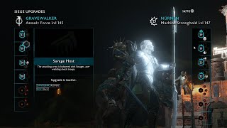 Middle Earth Shadow of War Dominate and Capture Fortress [upl. by Mildrid203]