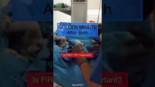 Baby not crying after birth  Golden Minute newbornbaby [upl. by Michon388]