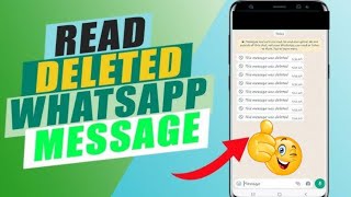 Whatsapp Par Deleted Messages kaise dekhe  All deleted whatsapp Messages Read whatsappshorts [upl. by Noella]