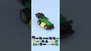 LEGO Lawn Mower in Action 🚜✨ Cutting the Grass Brick by Brick [upl. by Blumenthal]