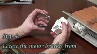 Motorized 2quot Wood Blind Battery Operated DoItYourself Kit Installation Video [upl. by Tnahs106]