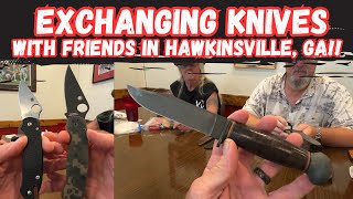 Exchanging Knives with Friends in Hawkinsville GA [upl. by Gile96]