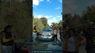 Watch the scammer’s reaction when he sees the dashcam [upl. by Annora323]