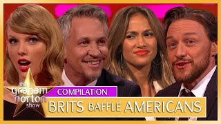 Brits Confuse American Celebs For 10 Minutes Straight  The Graham Norton Show [upl. by Arebma]