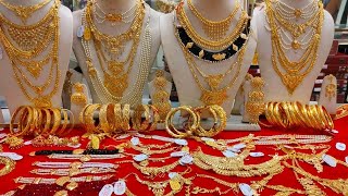 2 gram থেকে mantasa churi bala chik necklace under 1lakh gold design with price sunflowerjewell [upl. by Keg]