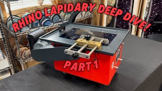 Rhino Lapidary DeepDive Part 1 TrimMaster Trim Saw [upl. by Macur]