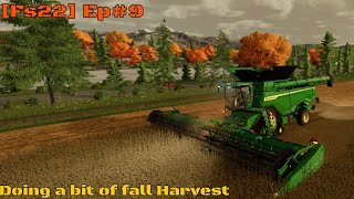 Fs22 Episode9 Of Goldcrest Valley Fall soybean Harvest contract plus more mowing jobs [upl. by Chee]