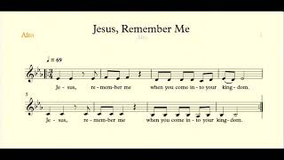 Jesus Remember Me — Jesus Remember Me  Taize Songs — The London Fox Taize Choir [upl. by Bulley]