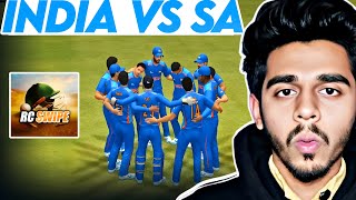 3rd T20 INDIA🆚SOUTH AFRICA  REAL CRICKET SWIPE [upl. by Cherrita898]