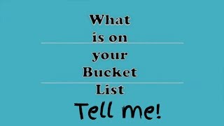 Origin of Bucket List Phrase [upl. by Belak]