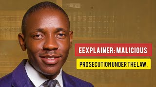 HOW CAN YOU PROVE MALICIOUS PROSECUTION UNDER THE LAW counselfelix criminalcases [upl. by Deuno86]