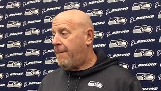 Seahawks OL coach Tom Cable Eagles are a quotreal big challengequot for us [upl. by Alekram]