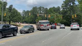 6624  Raleigh Fire  Engine 16  Glenwood Avenue [upl. by Colwell814]