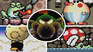 Yoshis Island  All Bosses [upl. by Carmina]