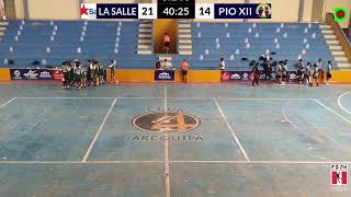 LA SALLE vs PIO XII varones U14 Liga Arequipa 2024 Torneo Clausura [upl. by Massimo]