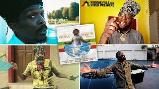 Anthony B Ginjah Jah Cure Lutan Fyah amp more  World Rebirth Riddim Medley Official Video 2021 [upl. by Nalyorf]