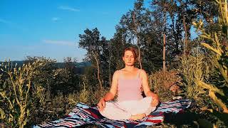 Lets do yoga at the Blue Forest Retreat in the middle of Mecsek hills [upl. by Annerol]