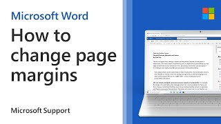 How to change page margins in Word  Microsoft [upl. by Irot]