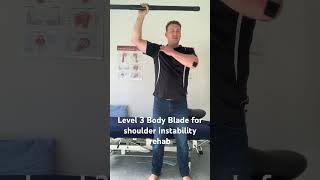 Level 3 Bodyblade Exercise for improving Shoulder Stability [upl. by Cavallaro205]