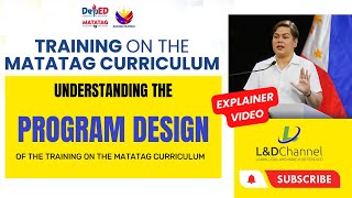 Understanding the Program Design of the MATATAG Curriculum [upl. by Otsirave]