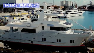 HULL 1 Of The BERING 72 Is LAUNCHED [upl. by Budge]