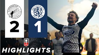 Gateshead are going to Wembley AGAIN 🏁  Gateshead 21 Macclesfield  FA TROPHY HIGHLIGHTS [upl. by Ariane]