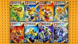 LEGO Nexo Knights Minifigures knockoff Sheng Yuan SY636 [upl. by Eiveneg]