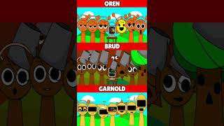 Incredibox Sprunki Oren VS Brud VS Garnold MIX VERSION [upl. by Nitsrek]