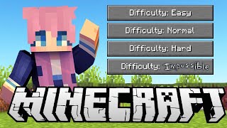 Minecraft on ☠ Impossible ☠ Difficulty [upl. by Inavoy351]