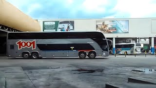 A 1001 aqui Predomina Fluxo de Ônibus Rodoviária do Rio de Janeiro  Novo Rio [upl. by Odnalo]