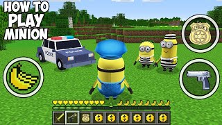 I Became a MINION POLICEMAN in MINECRAFT [upl. by Hnad]