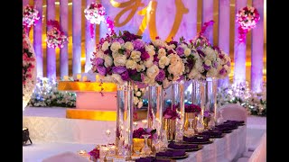 Purple Wedding Decoration Nigerian wedding [upl. by Atiuqaj]