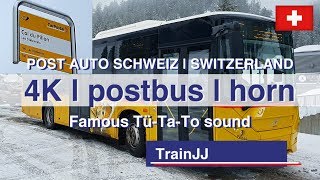 PostAuto Posthorn Schweiz  Dreiklanghorn  TüTaTo  Postbus Horn Switzerland [upl. by Selina]