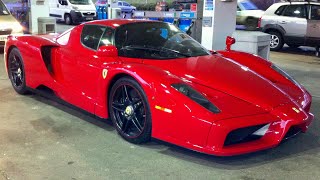 Driving Nick Masons Ferrari Enzo 950 miles to the Col de Vence in France through the night 2011 [upl. by Adnarem763]