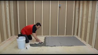 Stelpro  How to install the floor heating mat cable system [upl. by Elehcar]