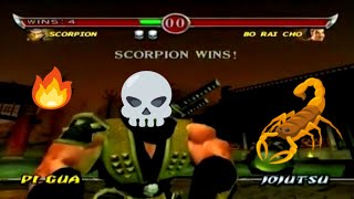 Mortal Kombat Deadly Alliance Xbox  Scorpion Playthrough 13 [upl. by Tepper]