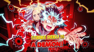 Strike Deku is A DEMON  MY HERO UTLRA RUMBLE [upl. by Lekkim]