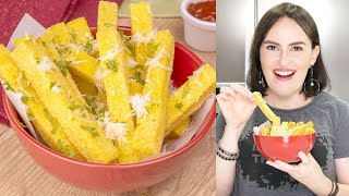 POLENTA FRITA ASSADA OU NA AIR FRYER FÁCIL SÓ 5 INGREDIENTES  Cookn Enjoy 842 [upl. by Drape61]