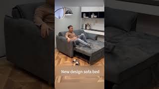 New design grey sofa bed sleeper sofabed couch sofa sofaset homedecor sofa interiordesign [upl. by Erimahs]