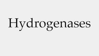 How to Pronounce Hydrogenases [upl. by Eenor63]